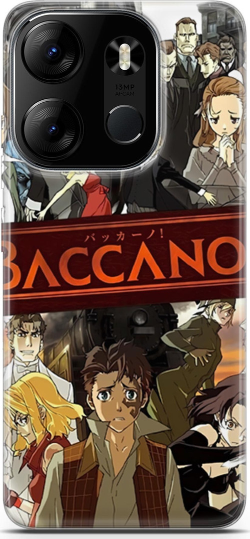 Tecno Spark Go 2023 için Anime 4 TPU Silikon Baccano Anime