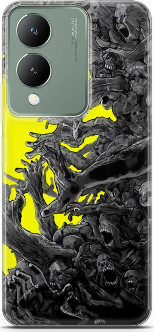 Vivo Y17s uyumlu Anime 1 UV Kapak Testere Chainsaw Man