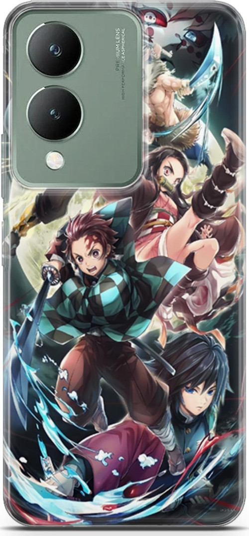 Vivo Y17s uyumlu Anime 5 Telefon Kılıfı Demon Slayer I