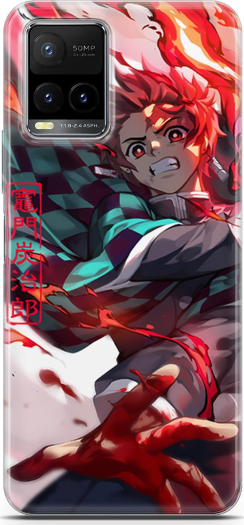 Vivo Y33t uyumlu Anime 19 UV Silikon Kimetsu No Yaiba