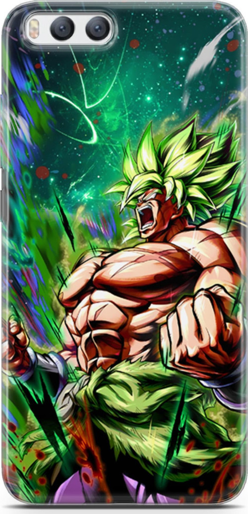 Xiaomi Mi 6 için Anime 3 4K Baskı Saiyan Rage Dragon Ball