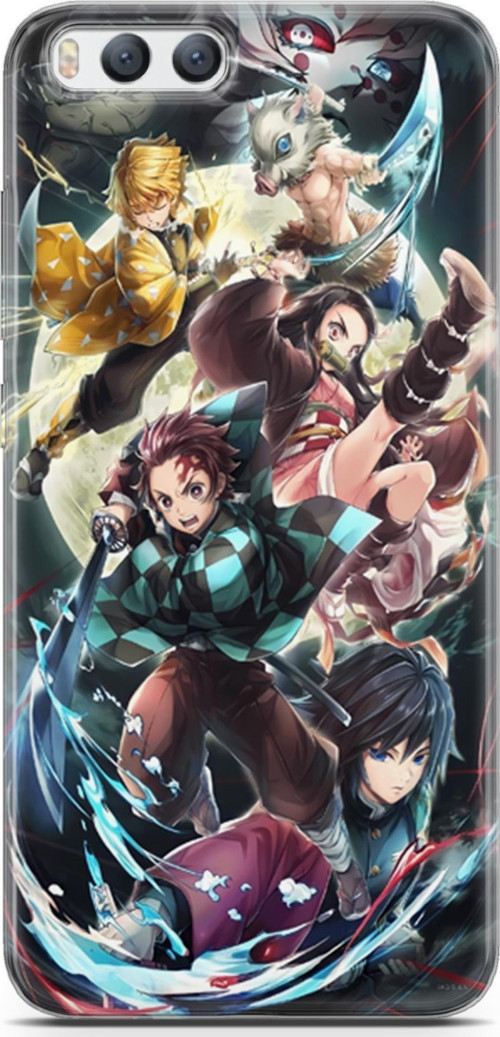 Xiaomi Mi 6 uyumlu Anime 5 Baskılı Telefon Kabı Demon Slayer I