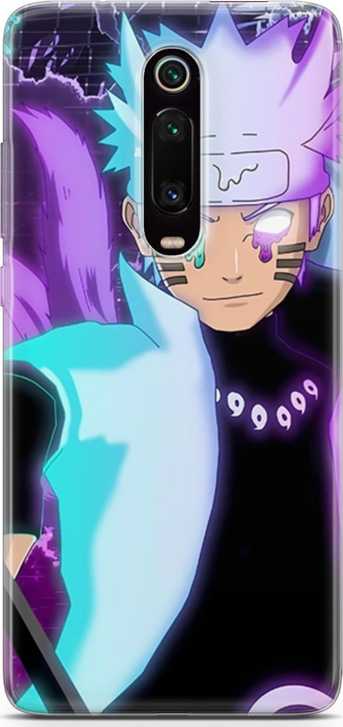 Xiaomi Mi 9t için Anime 17 Silikon Kapak Naruto Uzumaki