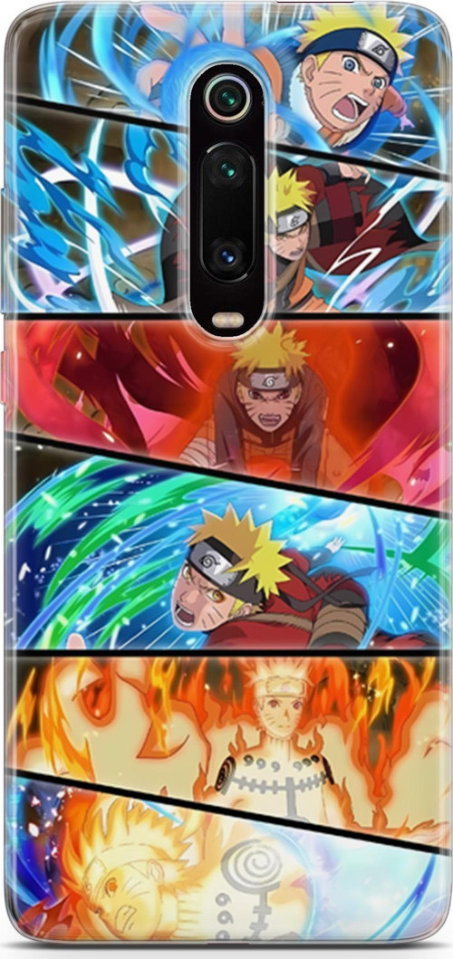 Xiaomi Mi 9t için Anime 18 HD UV Baskı Naturo Anime