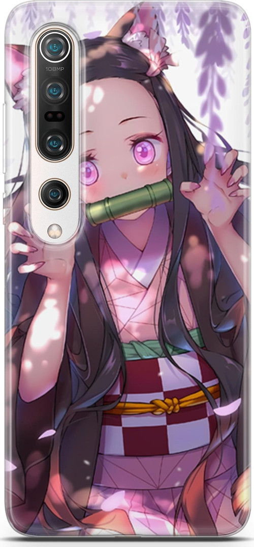 Xiaomi Mi 10 için Anime 14 4K Baskı Demon Slayer Nezuko