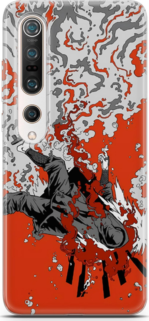Xiaomi Mi 10 için Anime 15 Baskılı Telefon Kabı Narıto Jiraiya