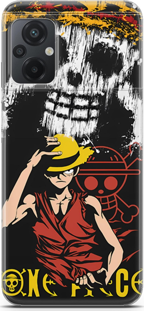Xiaomi Poco M5 uyumlu Anime 24 TPU Silikon One Piece Luffy II