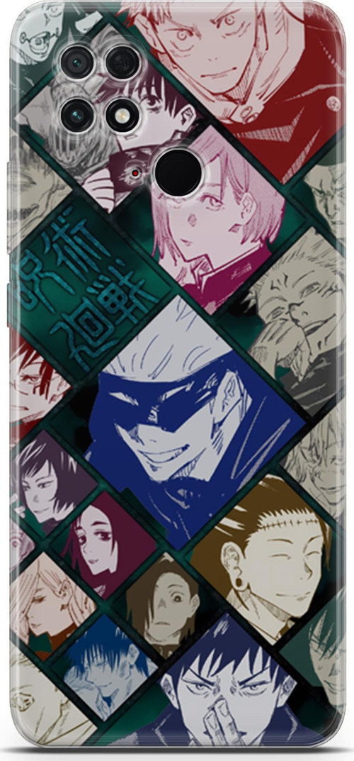 Xiaomi Poco C40 uyumlu Anime 2 HD Kapak Jujutsu Kaisen itadori