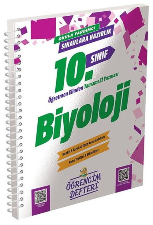 10. Sınıf Biyoloji Öğrencim Defteri