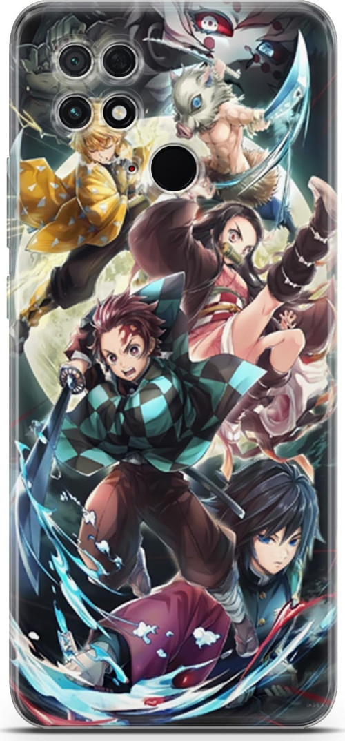 Xiaomi Poco C40 uyumlu Anime 5 Koruyucu Demon Slayer I