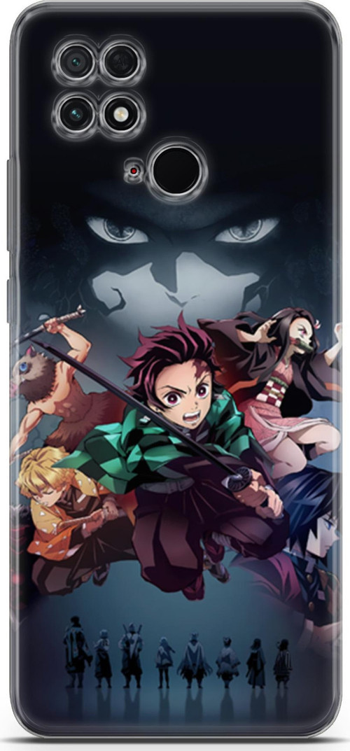 Xiaomi Poco C40 uyumlu Anime 6 Koruma Kılıfı Demon Slayer II