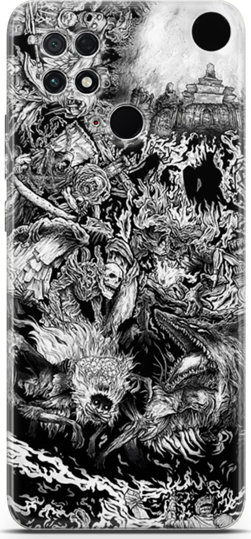 Xiaomi Poco C40 uyumlu Anime 7 UV Tasarım Berserk Dark Souls