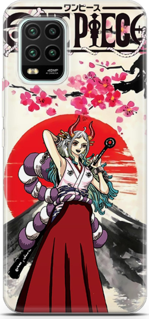 Xiaomi Mi 10 Lite için Anime 12 UV Silikon One Piece Yamato