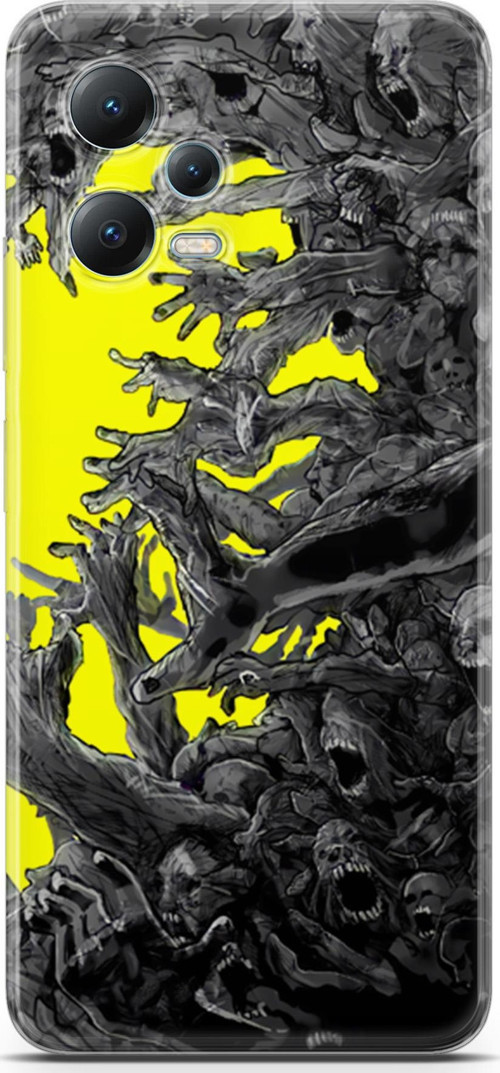Xiaomi Redmi Note 12 5G için Anime 1 Lüks Testere Chainsaw Man