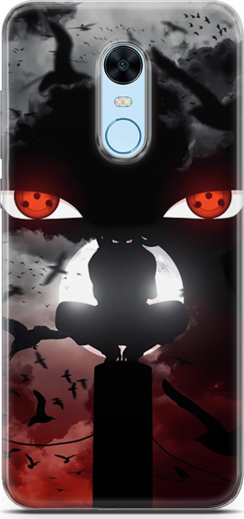 Xiaomi Redmi 5 Plus uyumlu Anime 33 Şeffaf Uchiha Naruto itachi