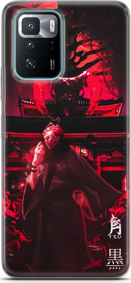 Xiaomi Poco X3 GT için Anime 11 HD Tasarım Jujutsu Kaisen Ryomen Sukuna