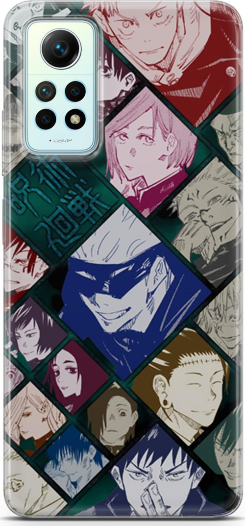 Xiaomi Redmi Note 12 Pro 4G uyumlu Anime 2 HD Desen Jujutsu Kaisen itadori