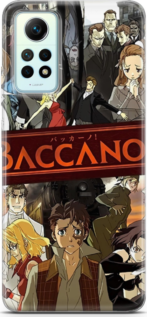 Xiaomi Redmi Note 12 Pro 4G uyumlu Anime 4 TPU Silikon Baccano Anime