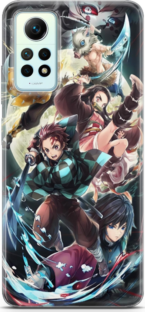 Xiaomi Redmi Note 12 Pro 4G uyumlu Anime 5 HD Tasarım Demon Slayer I