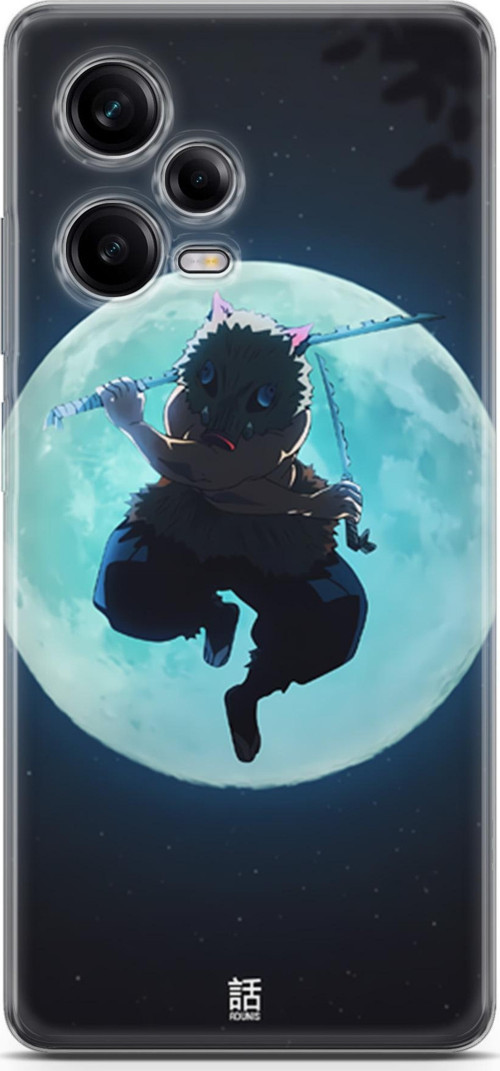 Xiaomi Redmi Note 12 Pro 5G uyumlu Anime 28 HD Desenli Demon Slayer inosuke Hashibira