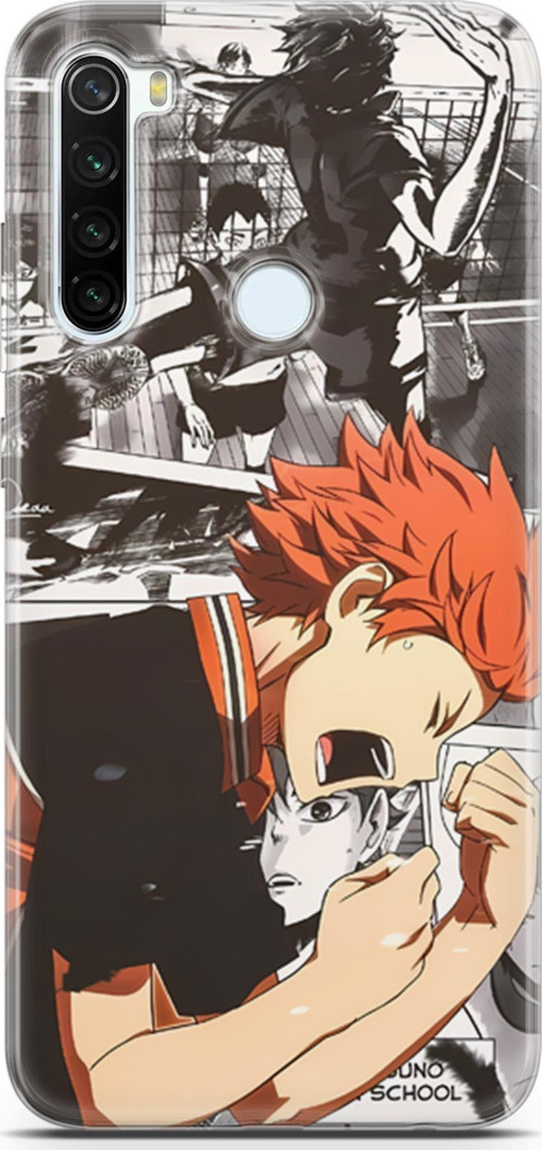 Xiaomi Redmi Note 8 için Anime 20 Baskılı Kapak Haikyuu Hinata