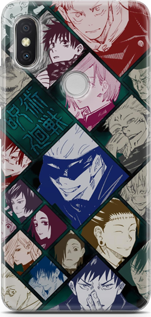 Xiaomi Redmi S2 için Anime 2 Baskılı Kapak Jujutsu Kaisen itadori