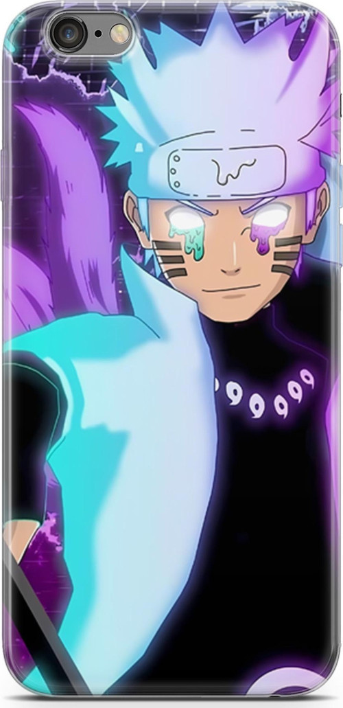 Apple iPhone 6 6S için Anime 17 HQ Baskı Naruto Uzumaki
