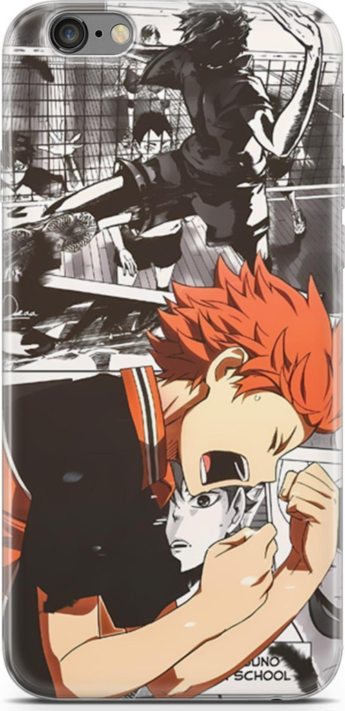 Apple iPhone 6 6S için Anime 20 HQ Baskı Haikyuu Hinata