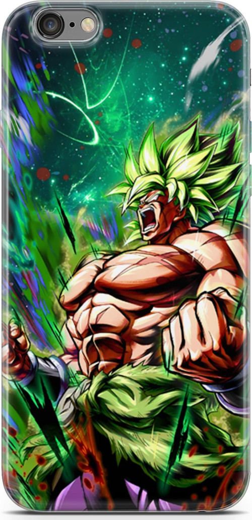 Apple iPhone 6 6S için Anime 3 TPU Silikon Saiyan Rage Dragon Ball