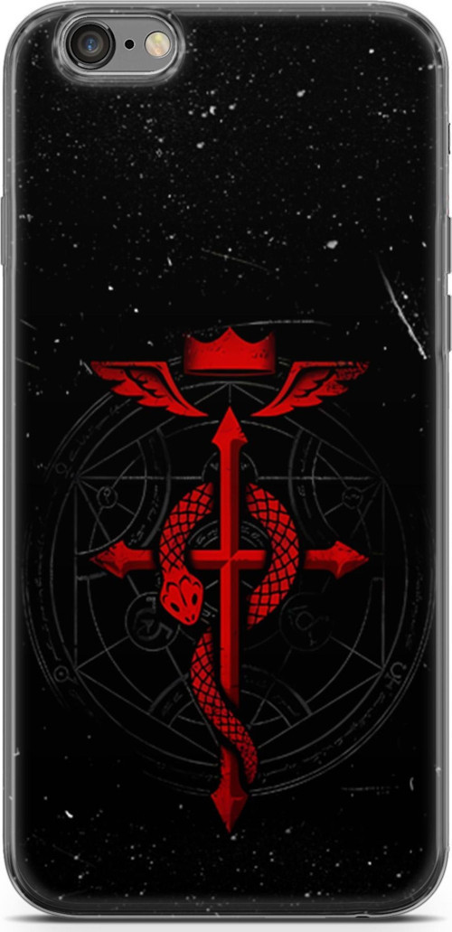 Apple iPhone 6 6S için Anime 37 Baskılı Kapak Fullmetal Alchemist Brotherhood