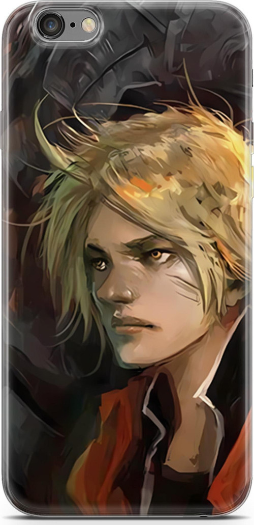 Apple iPhone 6 6S için Anime 8 Parlak Baskılı Fullmetal Alchemist Alphonse Edward