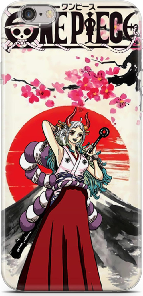Apple iPhone 6 6S Plus için Anime 12 Baskılı One Piece Yamato