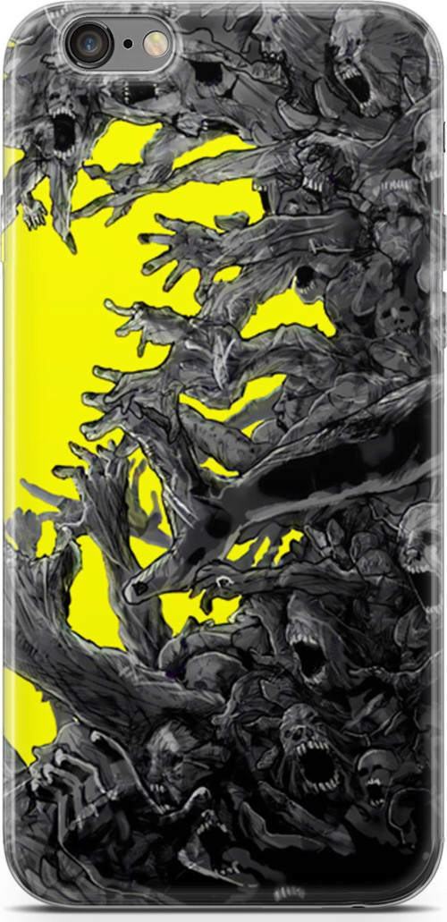 Apple iPhone 6 6S uyumlu Anime 1 Renkli Tasarım Testere Chainsaw Man