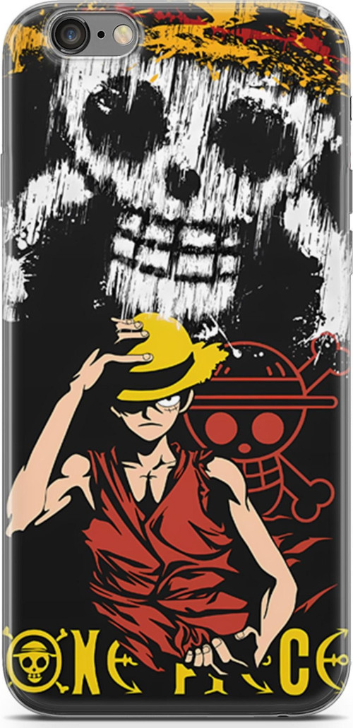 Apple iPhone 6 6S uyumlu Anime 24 Parlak Baskılı One Piece Luffy II