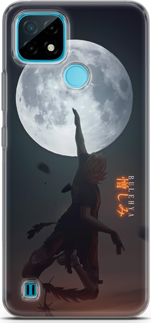 Realme C21 için Anime 25 HD UV Baskı Hinata Shoyo