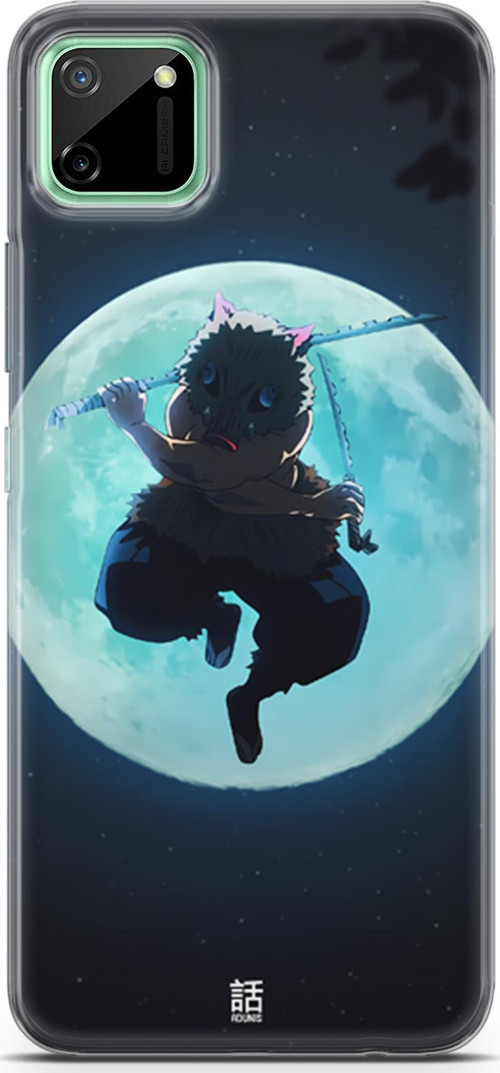 Realme C11 için Anime 28 HD Kapak Demon Slayer inosuke Hashibira