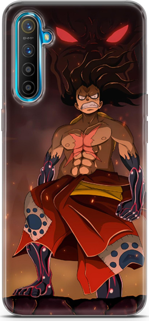 Realme XT uyumlu Anime 21 Renkli Tasarım One Piece Luffy I