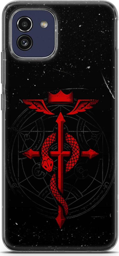 Samsung Galaxy A03 için Anime 37 Koruma Fullmetal Alchemist Brotherhood