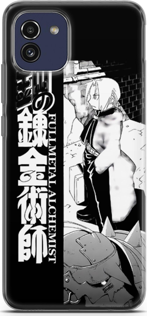 Samsung Galaxy A03 uyumlu Anime 22 Arka Kapak Fullmetal Alchemist