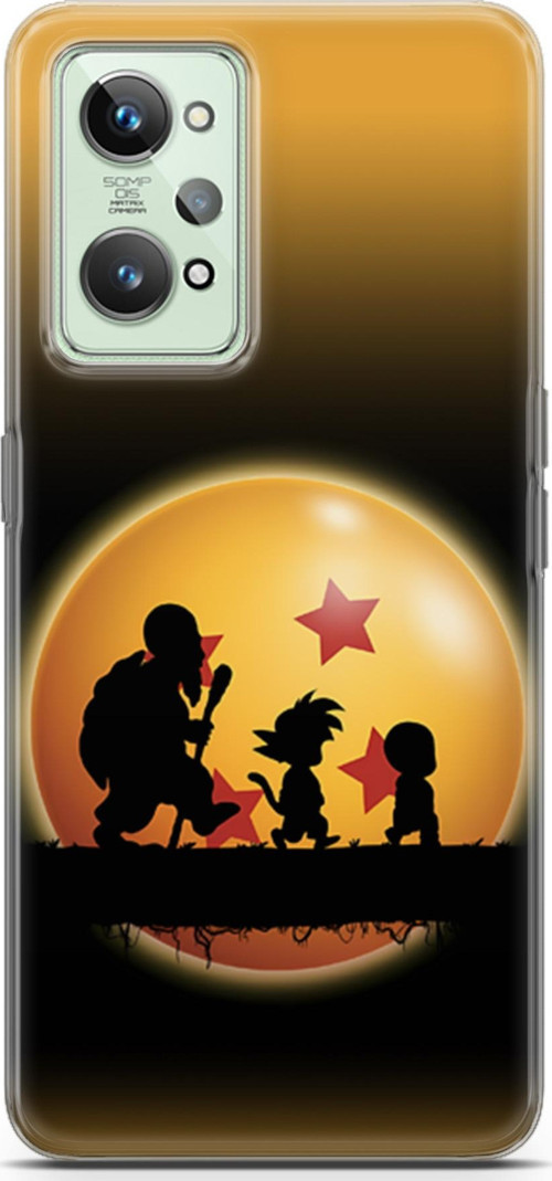 Realme GT 2 için Anime 40 UV Tasarım Dragon Ball Yıldız