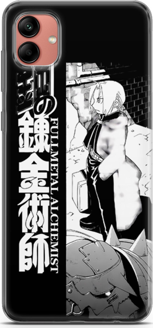 Samsung Galaxy A04 uyumlu Anime 22 TPU Silikon Fullmetal Alchemist