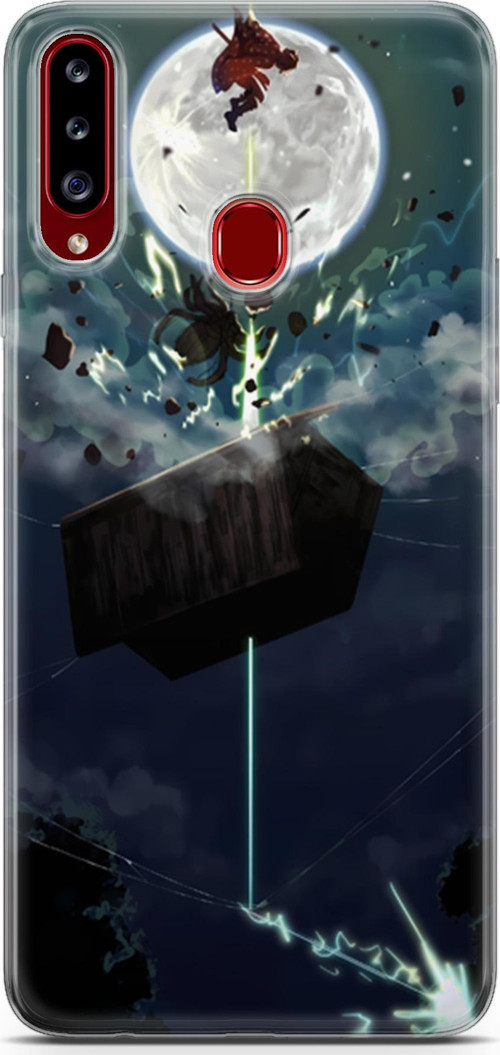 Samsung Galaxy A20s için Anime 9 TPU Demon Slayer Zenitsu