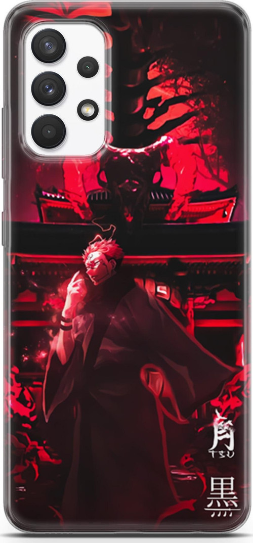 Samsung Galaxy A13 4G uyumlu Anime 11 Parlak Baskılı Jujutsu Kaisen Ryomen Sukuna