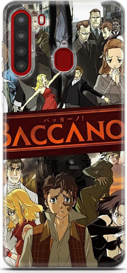 Samsung Galaxy A21 için Anime 4 Darbe Emici Baccano Anime
