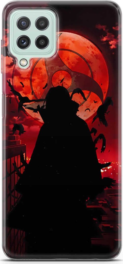 Samsung Galaxy A22 için Anime 27 UV Tasarım Naruto itachi Uchiha