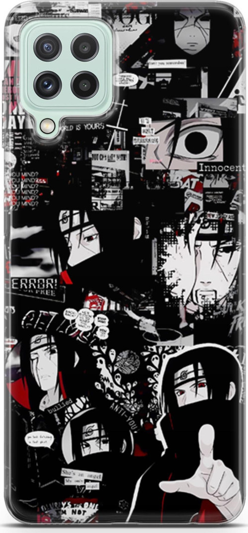 Samsung Galaxy A22 uyumlu Anime 29 HD UV Baskı Itachi Uchiha