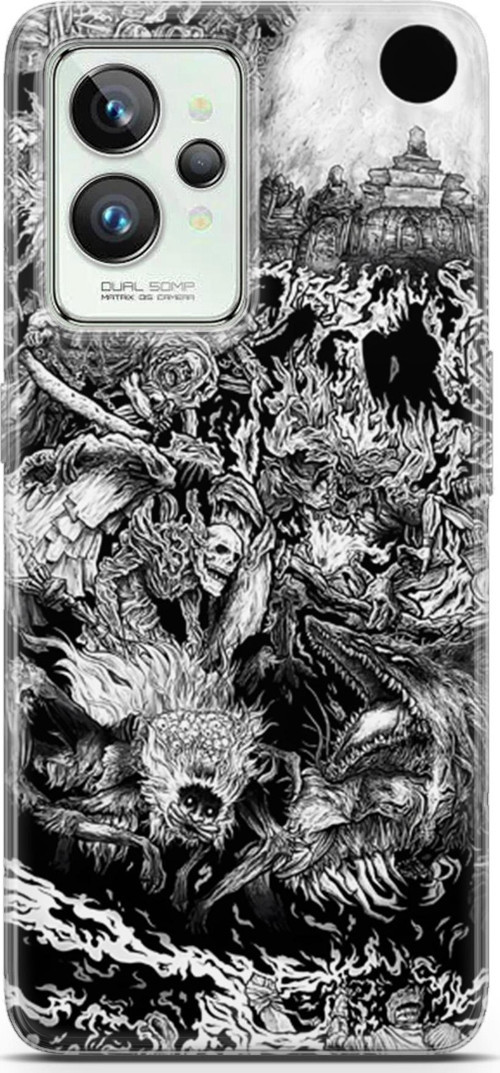 Realme GT 2 Pro uyumlu Anime 7 TPU Silikon Berserk Dark Souls