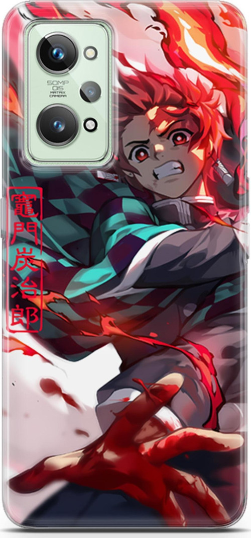 Realme GT 2 uyumlu Anime 19 Premium UV Kimetsu No Yaiba