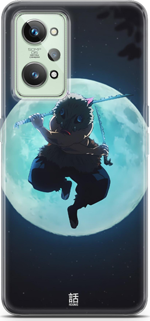 Realme GT 2 uyumlu Anime 28 HD Kapak Demon Slayer inosuke Hashibira