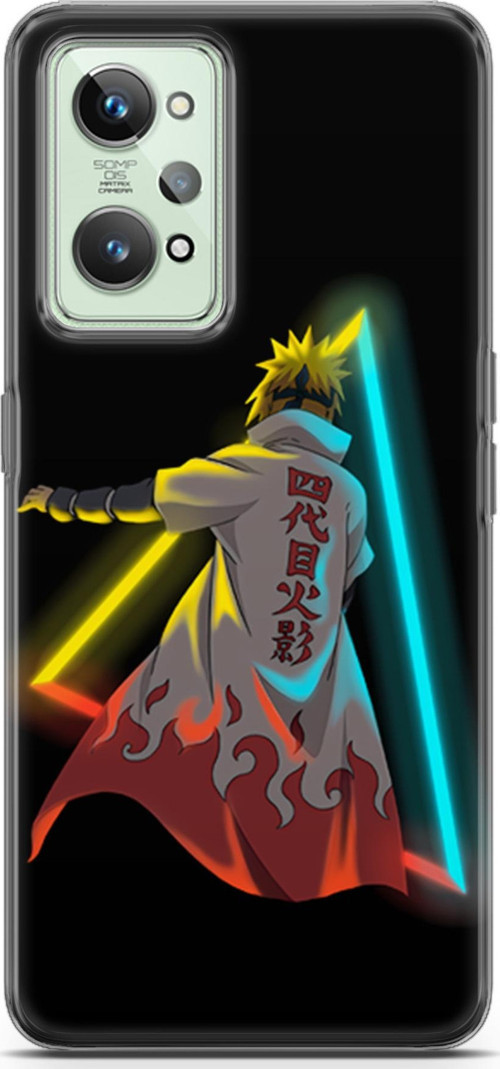 Realme GT 2 uyumlu Anime 32 Koruma Kılıfı Minato Neon Naruto